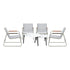Livsip 6PCS Outdoor Patio Set Textilene Chair Lounge Coffee Table Set