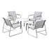 Livsip 6PCS Outdoor Patio Set Textilene Chair Lounge Coffee Table Set