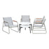 Livsip 6PCS Outdoor Patio Set Textilene Chair Lounge Coffee Table Set