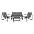 4 Seater Outdoor Lounge Sofa Set Patio Chairs Table