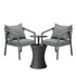 Livsip Outdoor Patio Set Ice Bucket Black Table Bistro Setting 3pcs