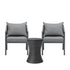 Livsip Outdoor Patio Set Ice Bucket Black Table Bistro Setting 3pcs