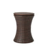 Livsip Outdoor Patio Set Ice Bucket Brown Table Bistro Setting 3pcs