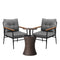 Livsip Outdoor Lounge Setting Ice Bucket Brown Table 2 Seater