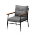 Livsip Outdoor Lounge Setting Ice Bucket Brown Table 2 Seater