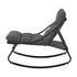Livsip Outdoor Rocking Chair Garden Patio Lounge Textilene Grey