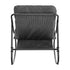 Livsip Outdoor Rocking Chair Garden Patio Lounge Textilene Grey