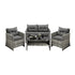 Outdoor Patio Set Wicker Table&Chairs 4 Piece