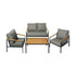 Outdoor Furniture 4PCS Set Dining Chairs&Table