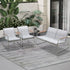 Livsip 4 Seater Outdoor Lounge Patio Set Bench Textilene Sofa