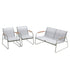 Livsip 4 Seater Outdoor Lounge Patio Set Bench Textilene Sofa