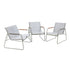 Livsip 4 Seater Outdoor Lounge Patio Set Bench Textilene Sofa