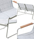 Livsip 4 Seater Outdoor Lounge Patio Set Bench Textilene Sofa