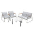Livsip 4 Seater Outdoor Lounge Set Patio Coffee Table Set