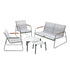 Livsip 4 Seater Outdoor Lounge Set Patio Coffee Table Set