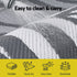 Gardeon Outdoor Rugs 152x244cm Large Carpet Reversible Area Mat PP Dual-Sided Patio Rug Leaf