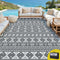 Outdoor Rugs 274x366cm Large Carpet Reversible Area Mat PP Dual-Sided Patio Rug Bohemian