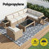 Outdoor Rugs 274x366cm Large Carpet Reversible Area Mat PP Dual-Sided Patio Rug Bohemian