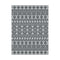 Outdoor Rug 274x366cm Reversible PP Bohemian Patio Carpet Grey
