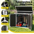 Gardeon 1070L Outdoor Storage Box Garden Shed Lockable Cabinet Tool Organizer Dark Grey