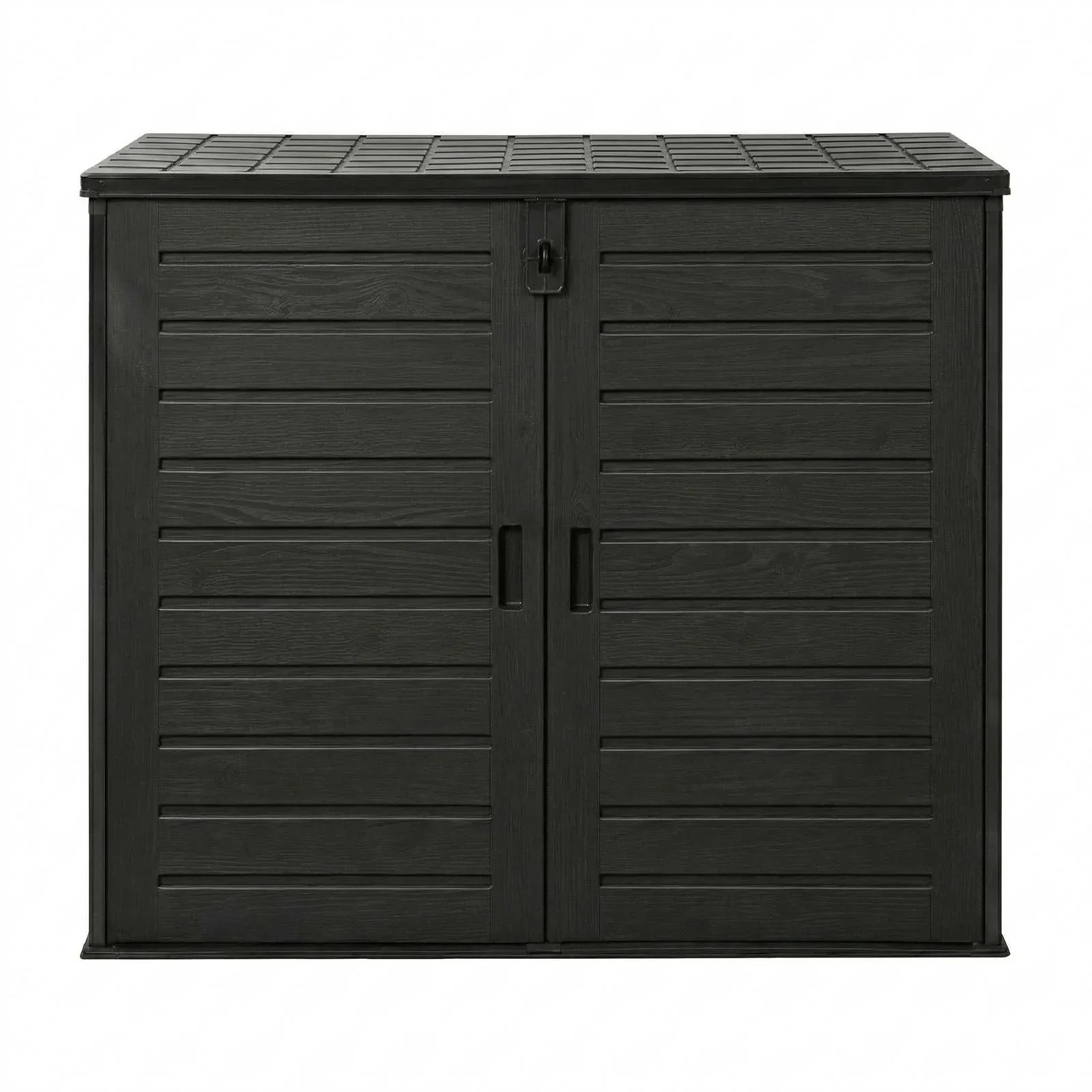 1170L Outdoor Storage Shed – PP Plastic, Lockable, Weather‑Resistant