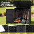 1170L Outdoor Storage Shed – PP Plastic, Lockable, Weather‑Resistant