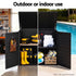 1170L Outdoor Storage Shed – PP Plastic, Lockable, Weather‑Resistant