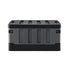 Gardeon Collapsible Outdoor Storage Box 60L Stackable Folding Camping Organizer Black