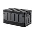 Gardeon Collapsible Outdoor Storage Box 60L Stackable Folding Camping Organizer Black
