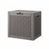 Outdoor Storage Box 118L Container Lockable Garden Toy Tool Rattan-Texture Brown