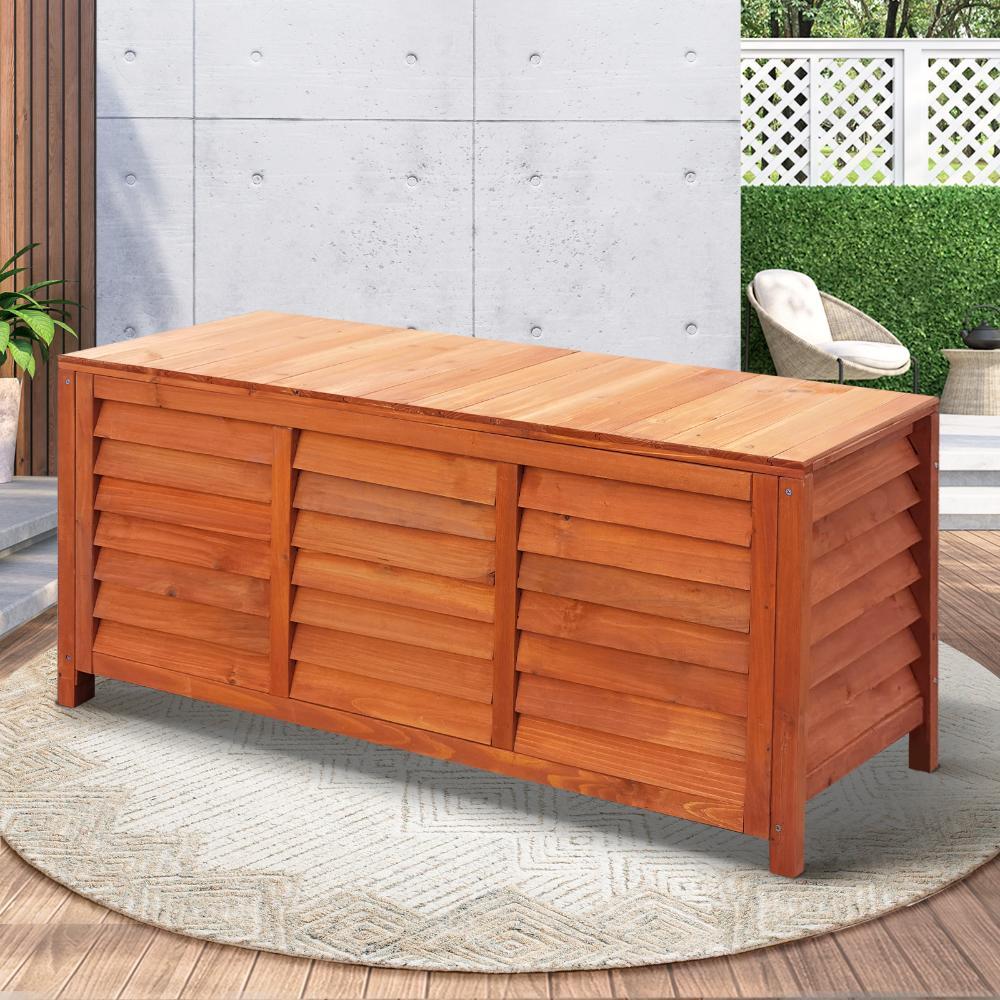 Outdoor Storage Box Wooden Garden Bence