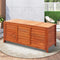 Wooden Outdoor Storage Bench Garden Box Seat Fir Wood Waterproof Lid