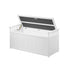 Outdoor Storage Box Garden Bench Wooden 500L White