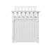 Outdoor Storage Box Garden Bench Wooden 500L White