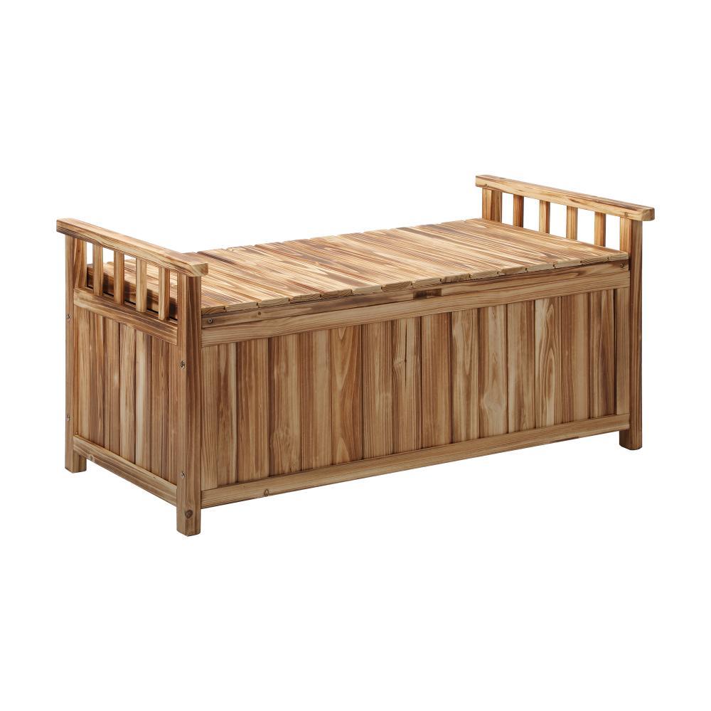 Outdoor Storage Bench Container Shed Wooden