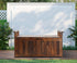 Outdoor Storage Box Wooden Garden Bench L Charcoal