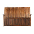 Wooden Storage Bench Waterproof Top Cover