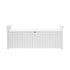 Outdoor Storage Bench Wooden Container White