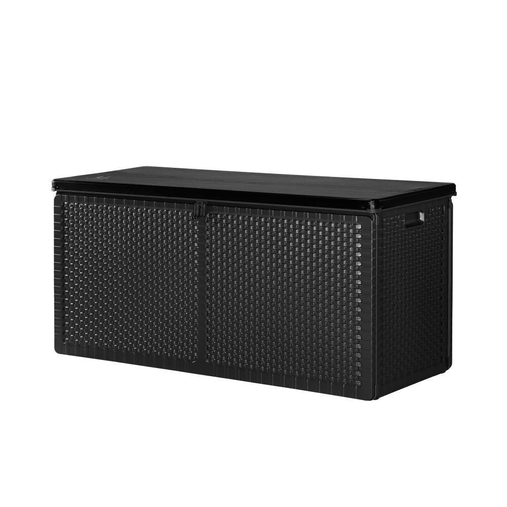 Outdoor Storage Box Bench 310L Black