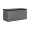 Outdoor Storage Box Bench 310L Black&Grey