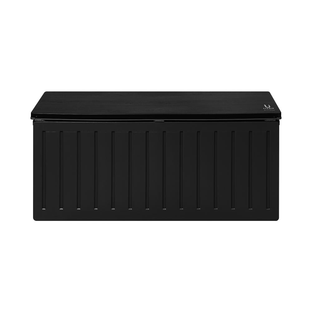 Outdoor Storage Box Bench 490L Black