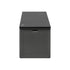 Outdoor Storage Box Bench 490L Black&Grey