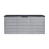 Outdoor Storage Box Lockable 290L Black&Light Grey