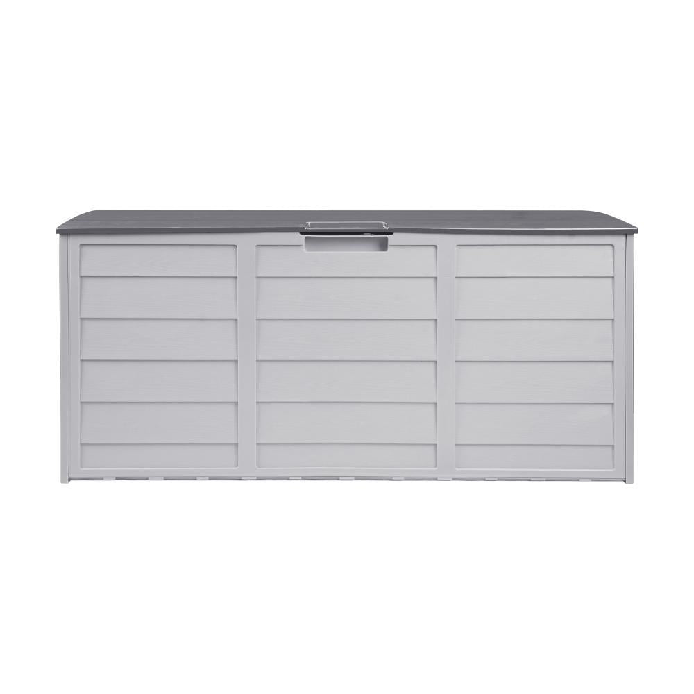 Outdoor Storage Box Lockable 290L Grey