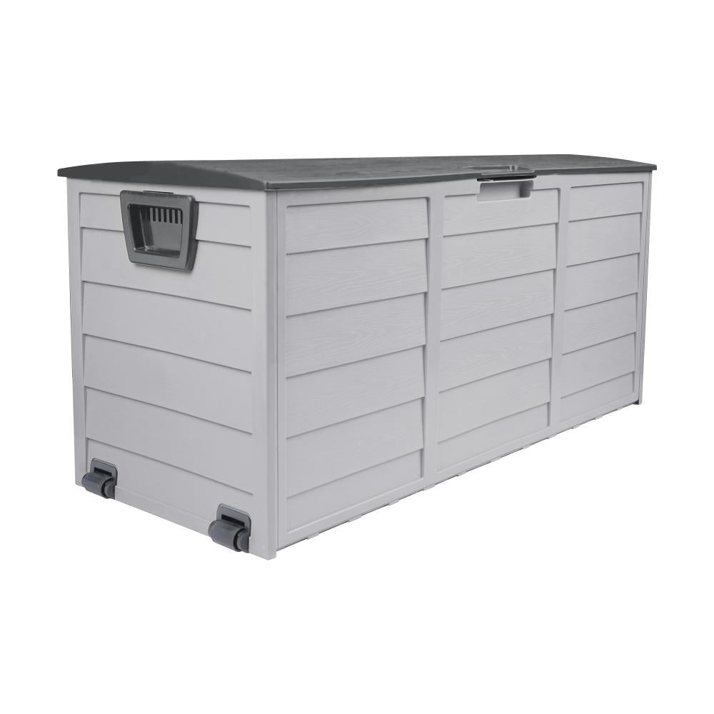 Outdoor Storage Box Lockable 290L Grey