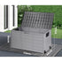 Outdoor Storage Box Lockable 290L Grey