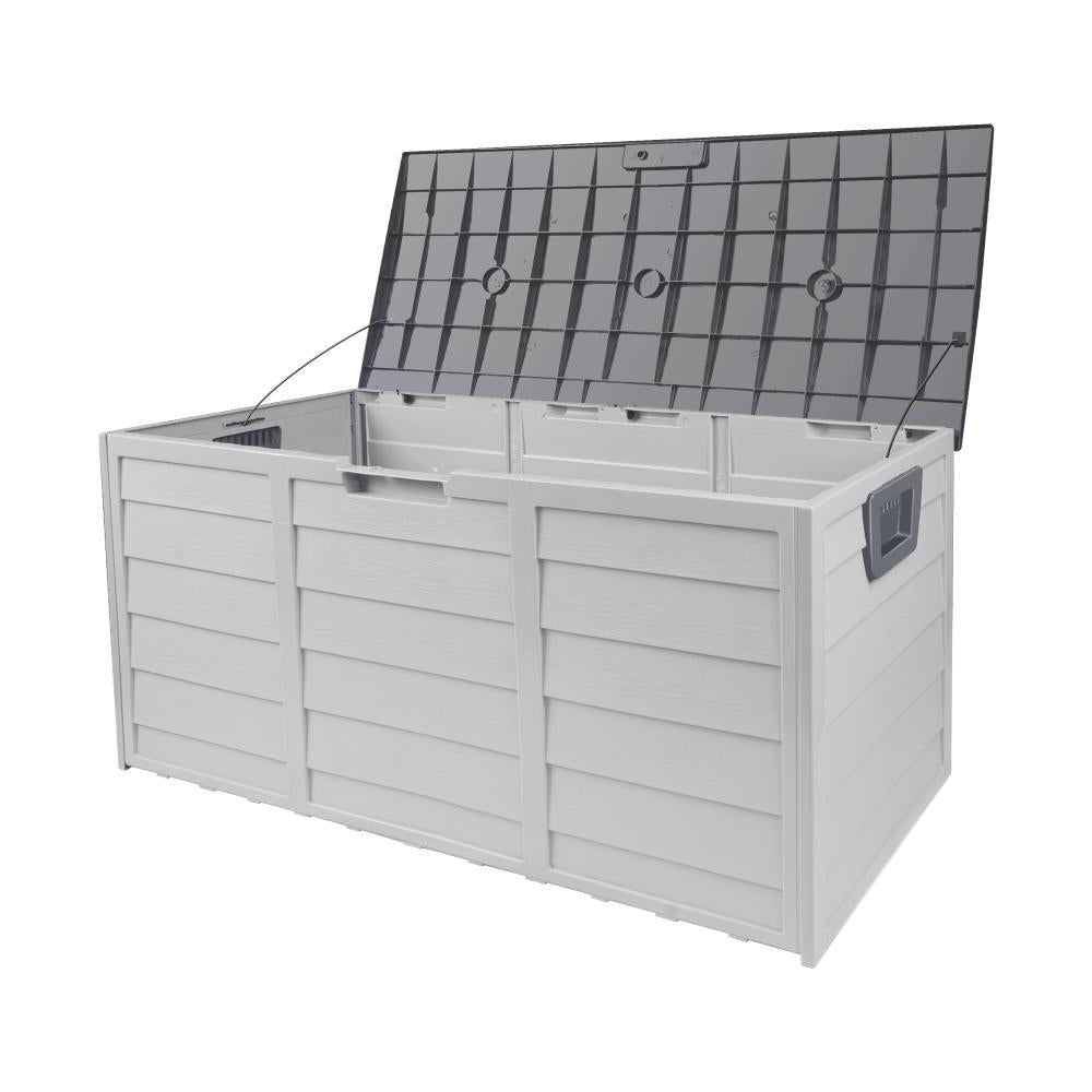 Outdoor Storage Box Lockable 290L Grey
