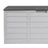 Outdoor Storage Box Lockable 290L Grey