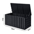Livsip Outdoor Storage Box 490L Foldable Garden Container Black