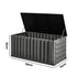 Livsip Outdoor Storage Box 490L Foldable Garden Container Grey